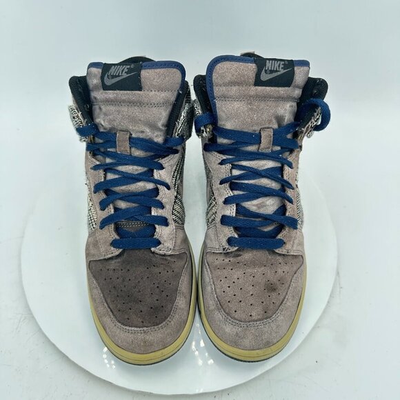 Nike Dunk High Men Size 8.5 306968-003 Premium Tweed Pack Grey Training Shoes - Picture 3 of 11